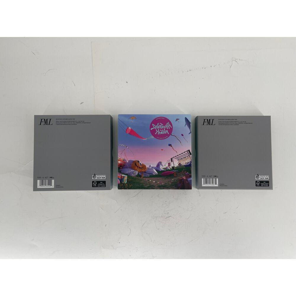 SEVENTEEN Album Lot of 3 FML 10th 11th Mini Album – K-pop CD Box Se